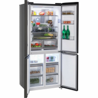 Холодильник Hiberg RFQ-600DX NFGM inverter, серый