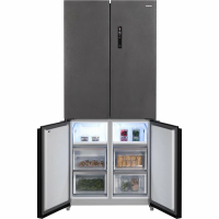 Холодильник Hiberg RFQ-600DX NFGM inverter, серый