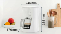 Кофеварка капельная Bosch TKA3A 031, белый
