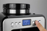 Кофеварка капельная Caso Coffee Compact Electronic, серебристый