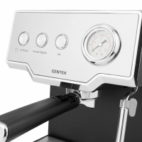 Кофеварка рожковая Centek CT-1167, серебристый/черный