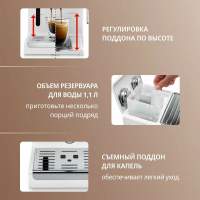 Кофеварка Delonghi ECP33.21. W Active Line, белый