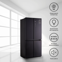Холодильник Tesler RCD-482I GRAPHITE, графитовый