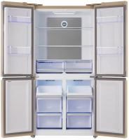 Холодильник Tesler RCD-545I BEIGE GLASS, бежевый
