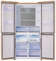 Холодильник Tesler RCD-545I BEIGE GLASS, бежевый