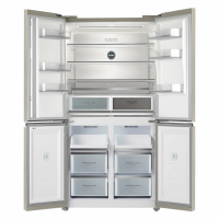 Холодильник Tesler RCD-547BI MARBLE BEIGE, мраморный