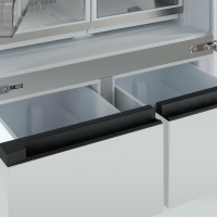 Холодильник Tesler RFD-427BI SPARKLING WHITE, белый