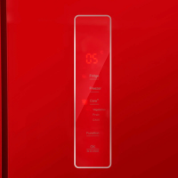 Холодильник Centek CT-1744 NF Red Glass, красный