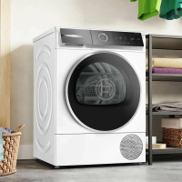 Сушильная машина Bosch WQB 245AEPL, белый/черный