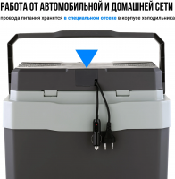 Автомобильный холодильник Tesler TCF-2515, серый