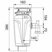 Измельчитель пищевых отходов Franke Slim 75
