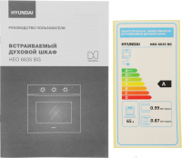 Электрический духовой шкаф Hyundai HEO 6635 BG, черный