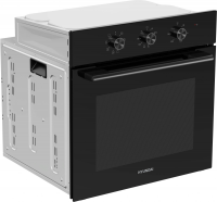 Электрический духовой шкаф Hyundai HEO 66412 BG, черный