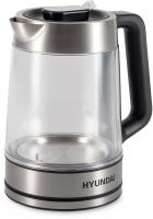 Чайник электрический Hyundai HYK-G5607, черный/серебристый
