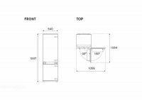 Встраиваемый холодильник Bertazzoni REF604BBNPTC