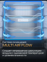 Холодильник Hiberg i-RFQ 630G B, черный