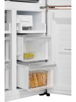 Холодильник Hiberg i-RFQ 630G WS, белый мрамор