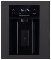 Холодильник Hiberg RFS-650DX NFB inverter, черный