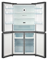 Холодильник Centek CT-1756 NF Black Glass, черный