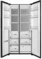 Холодильник Zugel ZRSSI540XB, черная сталь