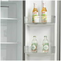 Холодильник Бирюса 400 DI, темная нержавеющая сталь