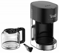 Кофеварка капельная BQ CM1010, черный/стальной