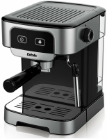 Кофеварка рожковая BBK BCM1500, черный/нержавеющая сталь
