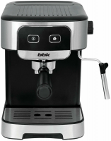 Кофеварка рожковая BBK BCM1500, черный/нержавеющая сталь