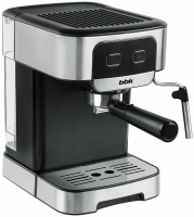 Кофеварка рожковая BBK BCM1500, черный/нержавеющая сталь