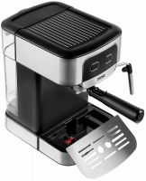 Кофеварка рожковая BBK BCM1500, черный/нержавеющая сталь