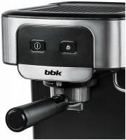 Кофеварка рожковая BBK BCM1500, черный/нержавеющая сталь