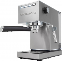 Кофеварка рожковая Polaris PCM 1542E Adore Crema, нержавеющая сталь