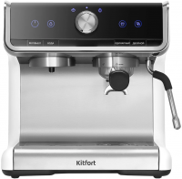 Кофеварка рожковая Kitfort KT-7170, серебристый/черный