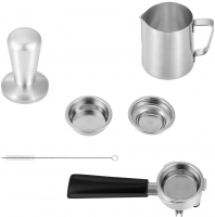 Кофеварка рожковая Kitfort KT-7170, серебристый/черный