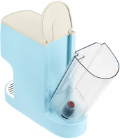 Кофеварка рожковая Kitfort KT-7466, голубой/белый