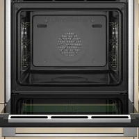 Электрический духовой шкаф с паром Neff B24FS33N0, черный/нержавеющая сталь