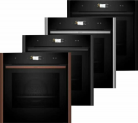 Электрический духовой шкаф с паром Neff B69FS3CY0 (без фурнитуры) черный