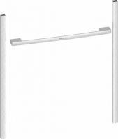 Монтажный комплект фурнитуры для духового шкафа Neff Flex Design Z9060MY0 Silver, нержавеющая сталь