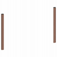 Монтажный комплект фурнитуры для микроволновой печи Neff Flex Design Z9038BY0 Matte Bronze, матовая бронза