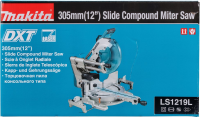 Торцовочная пила Makita LS1219L, 1800Вт 3200об/мин d=305мм