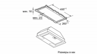 Встраиваемая вытяжка Neff D51NAA1C0, серебристый