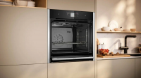 Электрический духовой шкаф с паром Neff B64VT73N0, черный/нержавеющая сталь