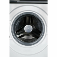 Стиральная машина с паром Hiberg i-DDQ11-1014 W, белый/черный