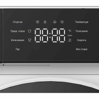 Стиральная машина с паром Hiberg i-DDQ11-1014 W, белый/черный