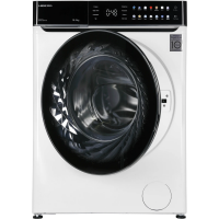 Стиральная машина с паром Hiberg i-DDQ11-1014 W, белый/черный
