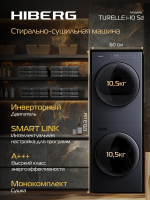 Стиральная машина с сушкой HIBERG TURELLE i-10 Sd, темно-серый