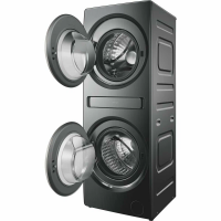 Стиральная машина c сушкой HIBERG TOWER i-DD 107-612 Sd, серебристо-серый