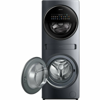 Стиральная машина c сушкой HIBERG TOWER i-DD 107-612 Sd, серебристо-серый