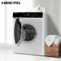 Стиральная машина с сушкой HIBERG i-DDQ9 - 10714 W Inverter, белый/черный