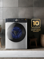 Стиральная машина с сушкой HIBERG i-DDQ8-10614 W Inverter, белый/черный